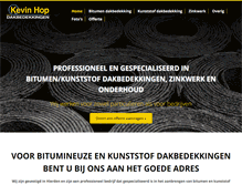 Tablet Screenshot of kevinhop.nl